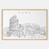 Framed Rome Colosseum Art print - Landscape - Main