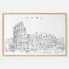 Framed Rome Colosseum Art print - Landscape - Main