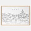 Framed Rome Italy Art print - Landscape - Main