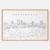 Framed Sacramento Art print - Landscape - Main