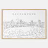 Framed Sacramento Art print - Landscape - Main