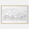 Framed Salt Lake City Art print - Landscape - Main