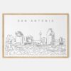 Framed San Antonio Art print - Landscape - Main