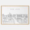 Framed San Jose Art print - Landscape - Main