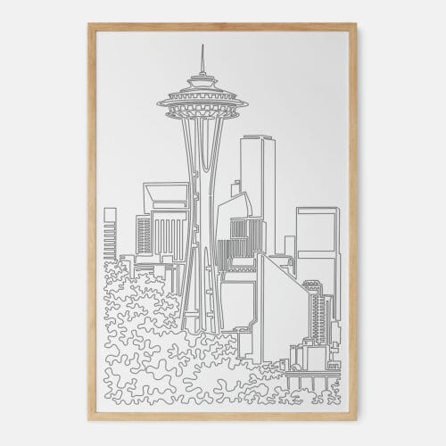 Seattle Space Needle Art Print