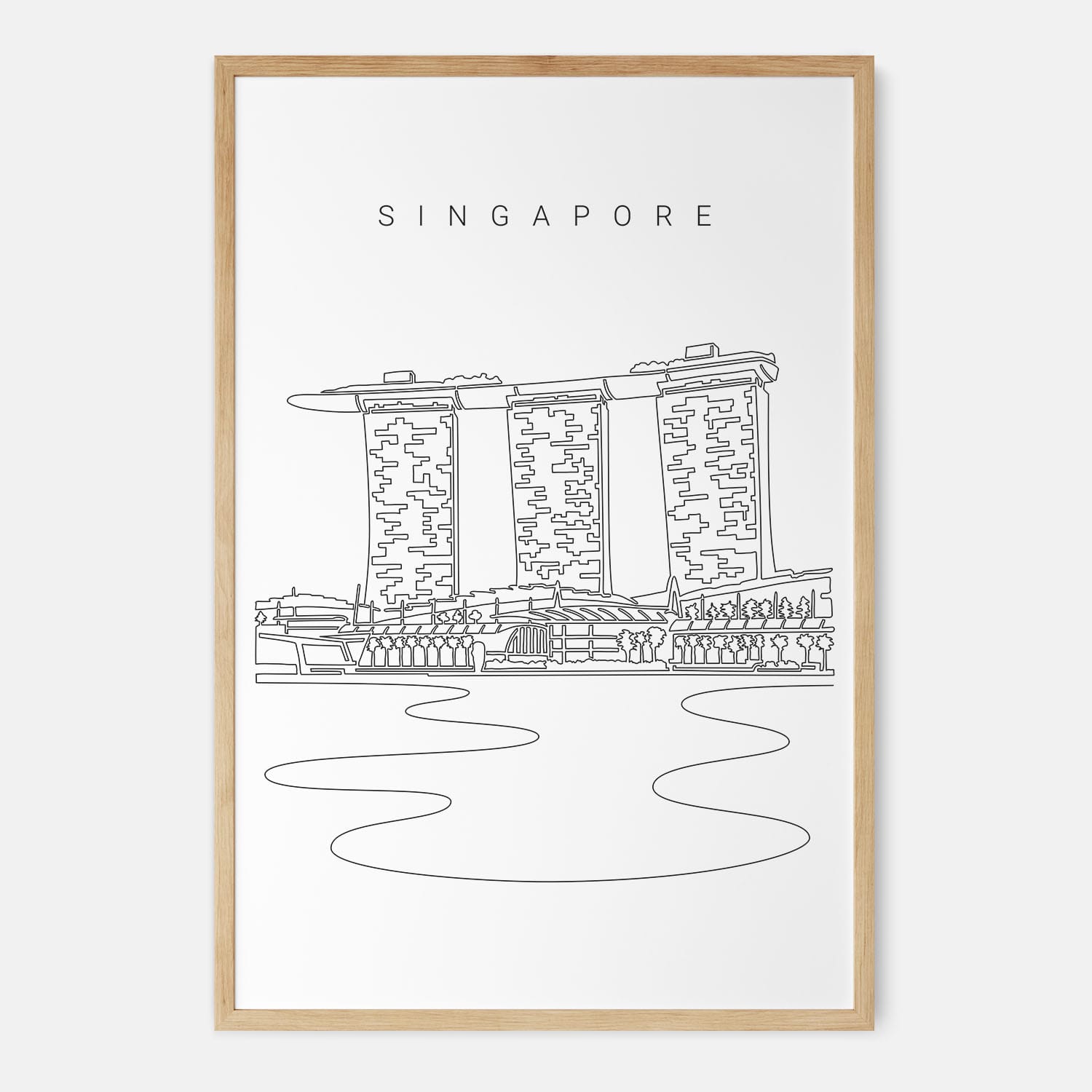 Singapore Marina Bay Sands Art Print
