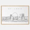 Framed St. Louis Art print - Landscape - Main