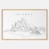 Framed Sydney Opera House Art print - Landscape - Main