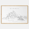 Framed Sydney Opera House Art print - Landscape - Main