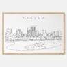 Framed Tacoma Art print - Landscape - Main