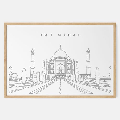 Taj Mahal Art Print
