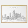 Framed Tampa Bay Art print - Landscape - Main