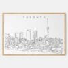 Framed Toronto Harbor Art print - Landscape - Main