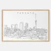 Framed Toronto Harbor Art print - Landscape - Main