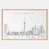 Framed Toronto Skyline Art print - Landscape - Main