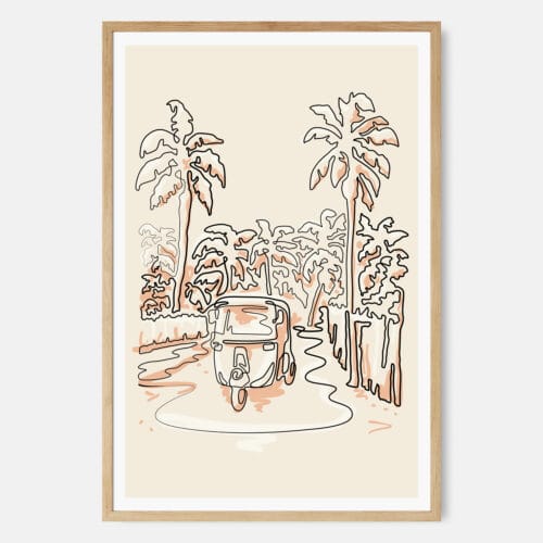 Thailand Tuk Tuk Art Print