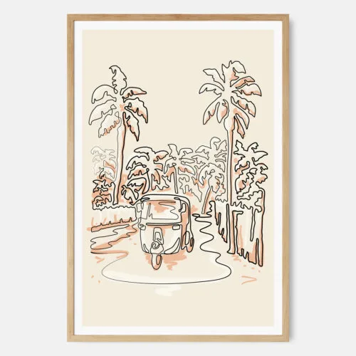 Thailand Tuk Tuk Art Print