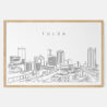 Framed Tulsa Art print - Landscape - Main