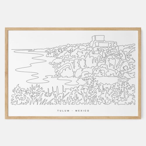 Tulum Mexico Art Print
