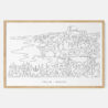 Framed Tulum Mexico Art print - Landscape - Main