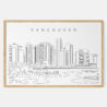 Framed Vancouver Art print - Landscape - Main
