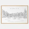 Framed Venice Italy Art print - Landscape - Main