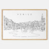 Framed Venice Italy Art print - Landscape - Main
