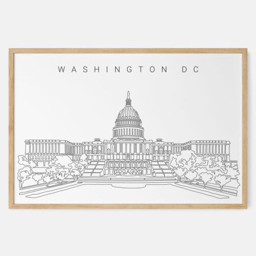 Washington DC Art Print