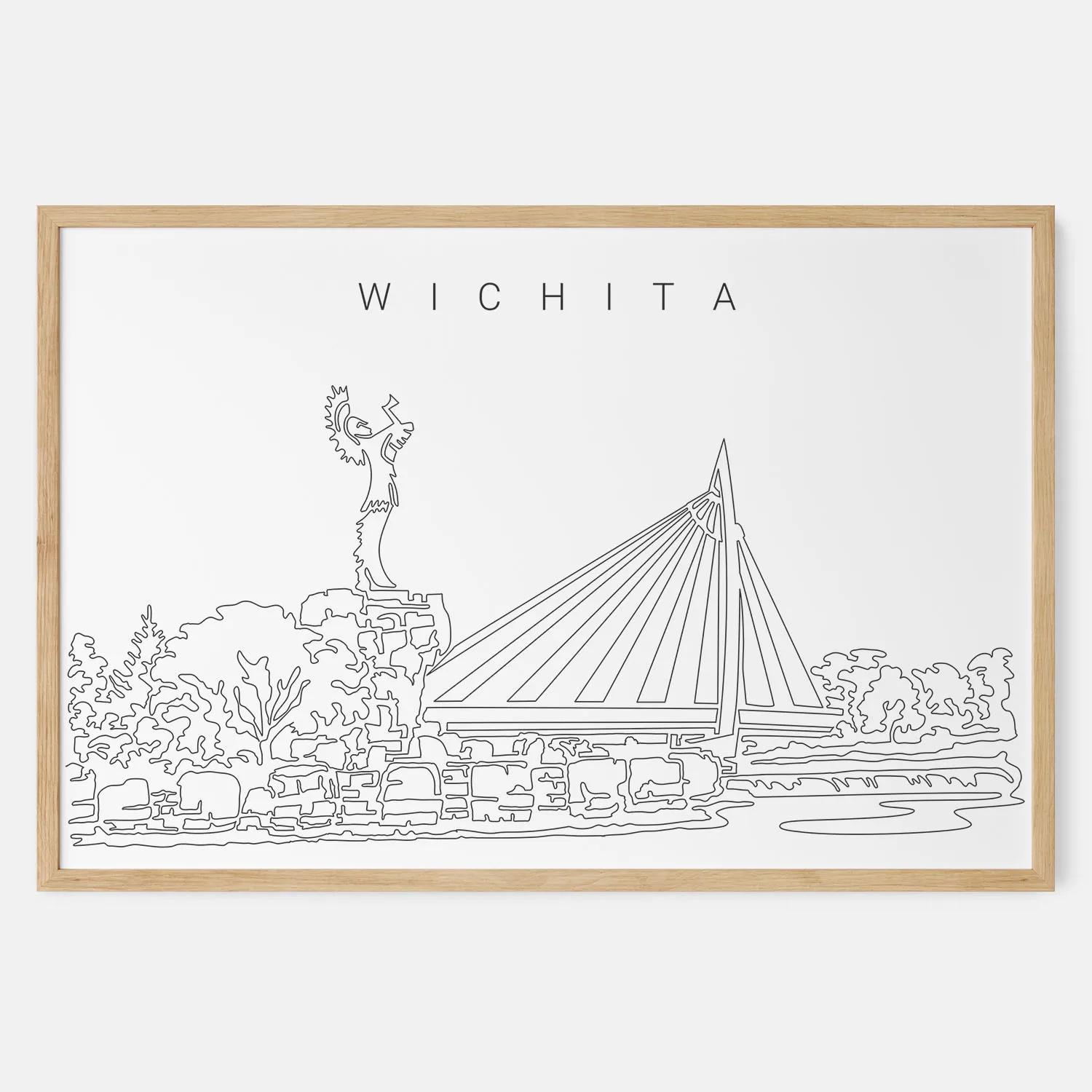 Wichita Kansas Art Print