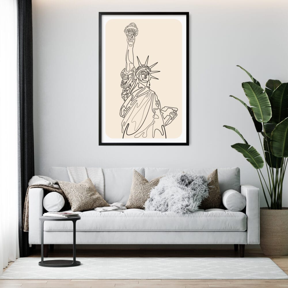 Statue of Liberty Art Print for Living Room Statue of Liberty Art Print for Living Room