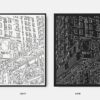 Framed Chicago L Train Canvas Wall Art - Square - Color Selection