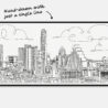 Austin Texas One Line Art