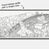 Bana Hills Golden Bridge One Line Art