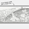 Bana Hills Golden Bridge One Line Art