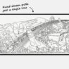 Bana Hills Golden Bridge One Line Art