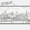 Tokyo Skyline One Line Art
