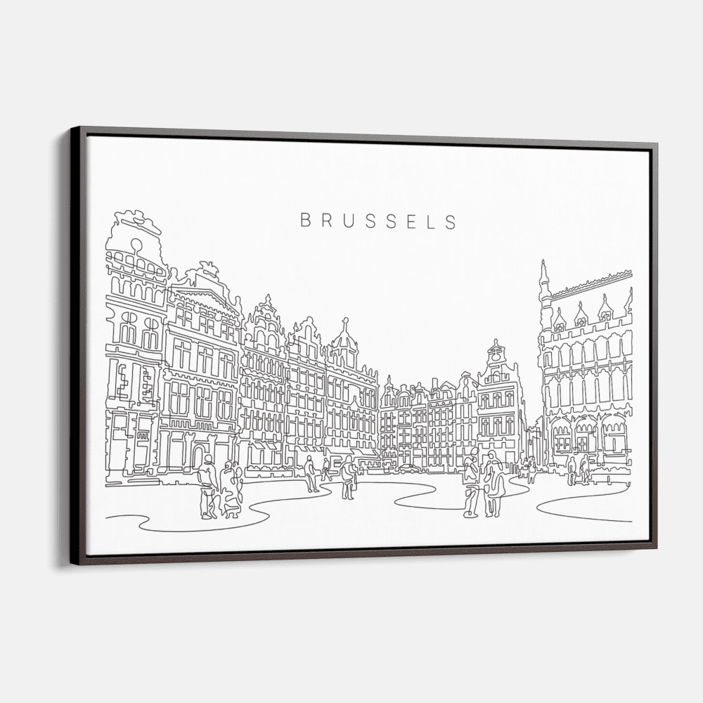 Brussels Belgium Canvas Art Print - Main - Light