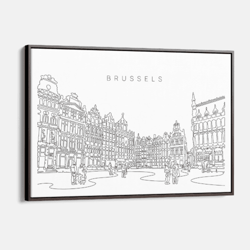 Brussels Belgium Canvas Art Print - Main - Light