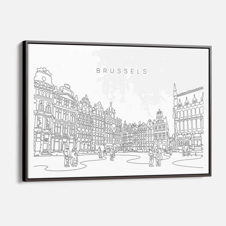 Brussels Belgium Canvas Art Print - Main - Light