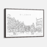 Brussels Belgium Canvas Art Print - Main - Light