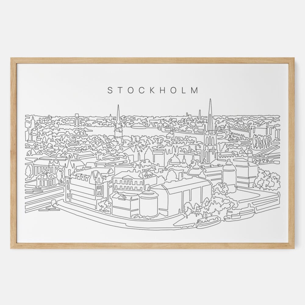 Framed Stockholm Wall Art - Main - Light