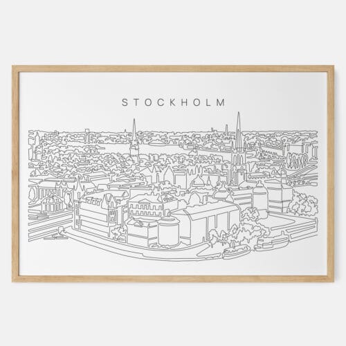 Framed Stockholm Wall Art - Main - Light