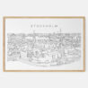 Framed Stockholm Wall Art - Main - Light
