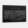 Stockholm Canvas Art Print - Main - Dark