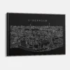 Stockholm Canvas Art Print - Main - Dark