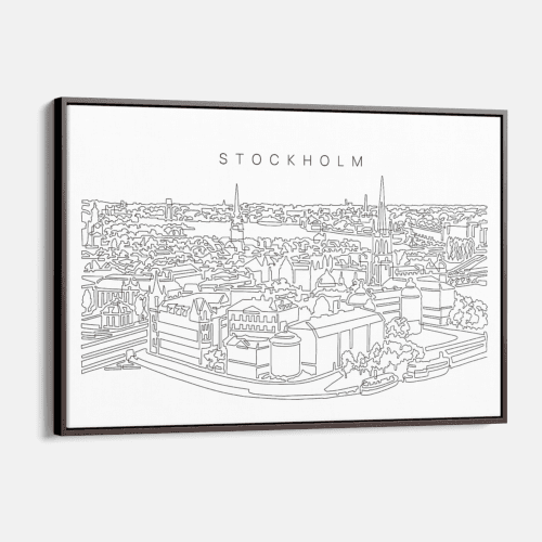 Stockholm Canvas Art Print - Main - Light