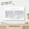 Stockholm City One Line Drawing
