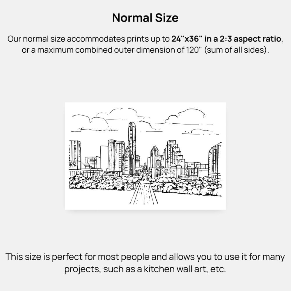 Custom City Art - Size normal Custom City Art - Size normal
