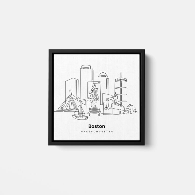 Mini Boston Canvas Print - Main