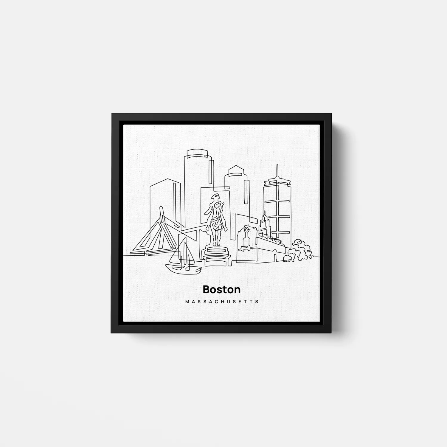 Mini Boston Canvas Print